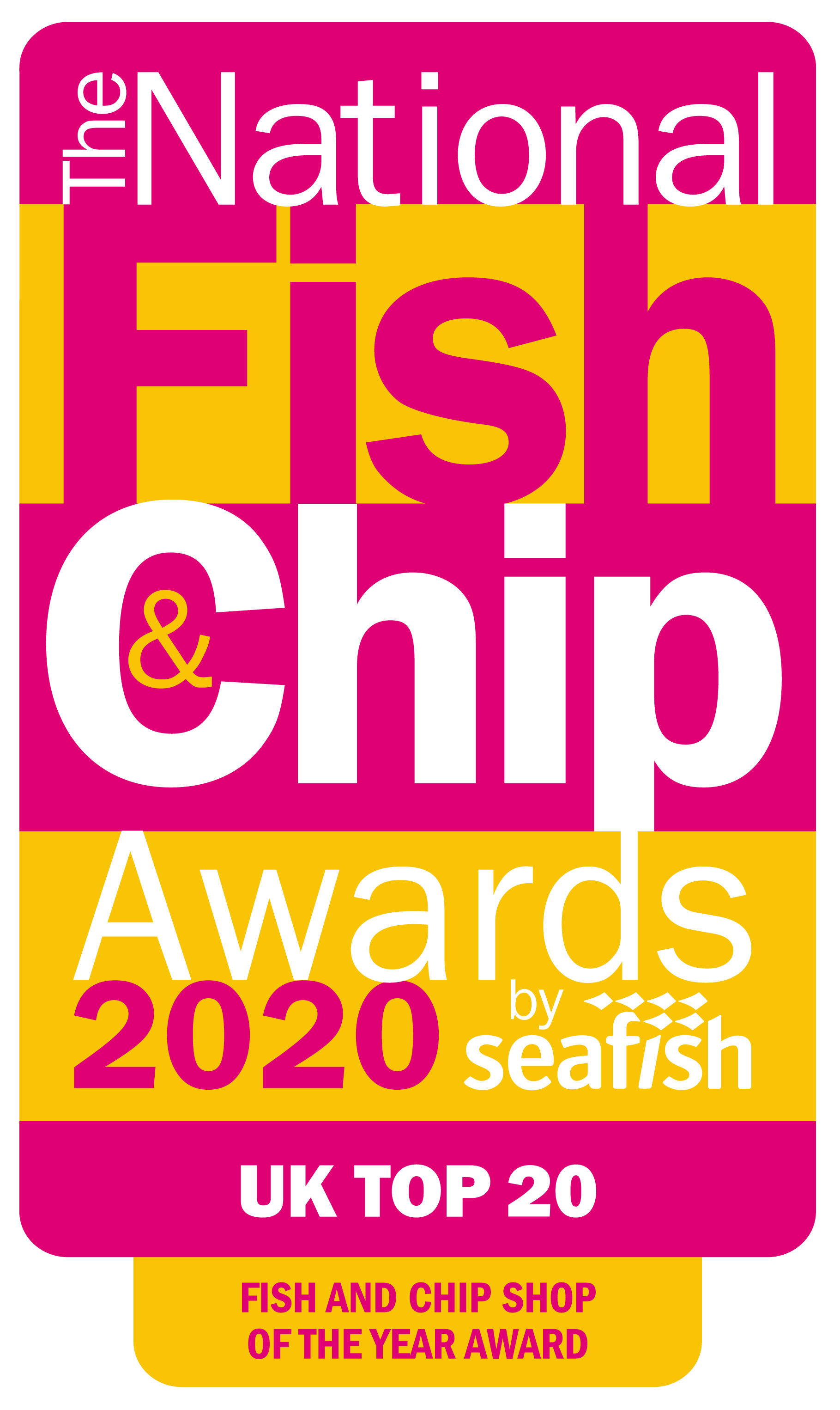 NFCA20 Top 20 Logo - Fish and Chip Shop of the Year Award