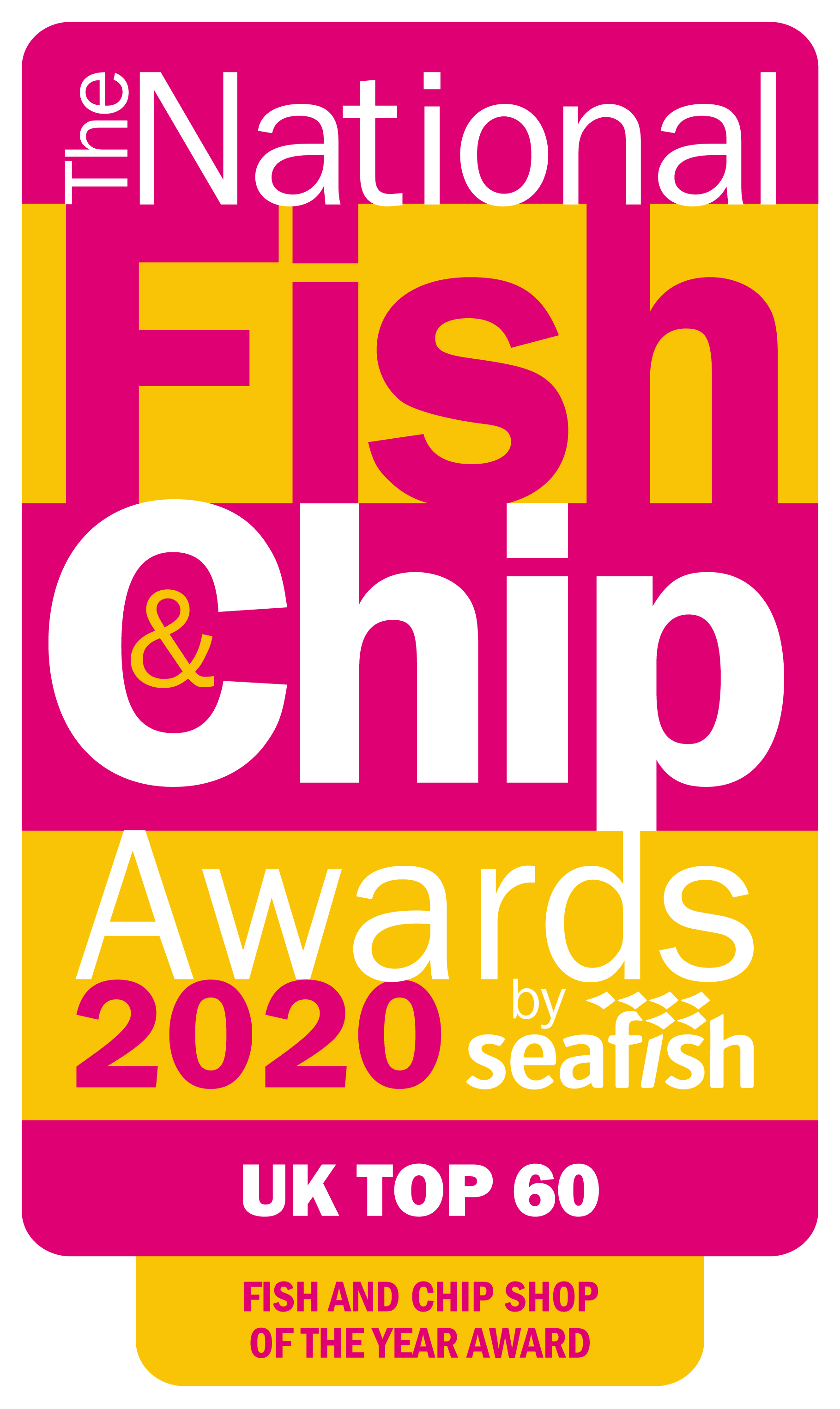 NFCA20 Top 60 Logo - Fish and Chip Shop of the Year Award